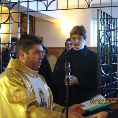 30 decembrie: Roman: Început de postulandat în familia clariselor