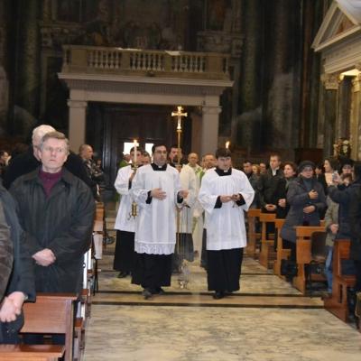 27 ianuarie: Roma: Întâlnirea persoanelor consacrate