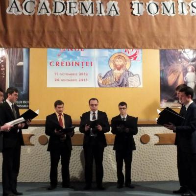 28 ianuarie: Iaşi: Moment cultural artistic în Anul Credinţei: Academia Tomistă