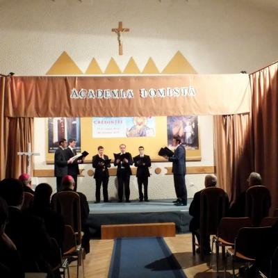 28 ianuarie: Iaşi: Moment cultural artistic în Anul Credinţei: Academia Tomistă