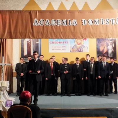 28 ianuarie: Iaşi: Moment cultural artistic în Anul Credinţei: Academia Tomistă