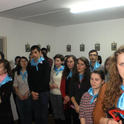 31 ianuarie: Iaşi: Adeziune Asociaţia Studenţilor Catolici Iaşi (ASCI) şi hramul capelei oratoriului "Sfântul Dominic Savio"