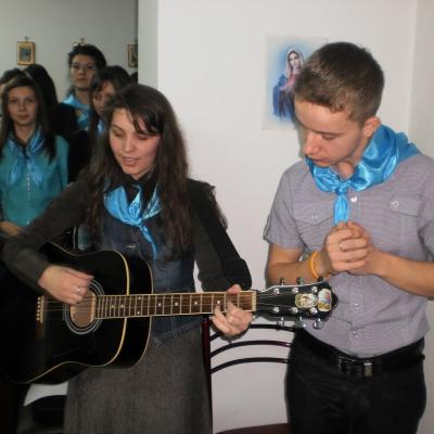 31 ianuarie: Iaşi: Adeziune Asociaţia Studenţilor Catolici Iaşi (ASCI) şi hramul capelei oratoriului "Sfântul Dominic Savio"
