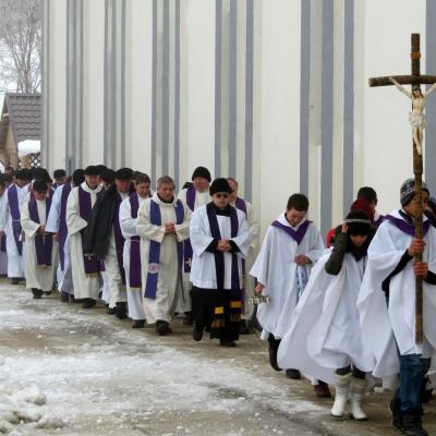 12 februarie: Horleşti: Funeraliile părintelui Mihai Cucuteanu