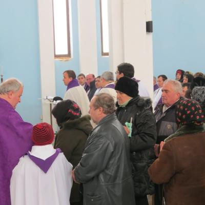 12 februarie: Horleşti: Funeraliile părintelui Mihai Cucuteanu