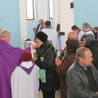 12 februarie: Horleşti: Funeraliile părintelui Mihai Cucuteanu