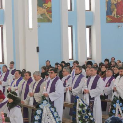 12 februarie: Horleşti: Funeraliile părintelui Mihai Cucuteanu