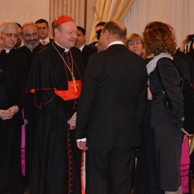 15 februarie: Roma: Întâlnirea dintre preşedintele României şi ambasadorii acreditaţi la Vatican şi pe reprezentanţii cultelor