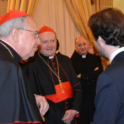 15 februarie: Roma: Întâlnirea dintre preşedintele României şi ambasadorii acreditaţi la Vatican şi pe reprezentanţii cultelor