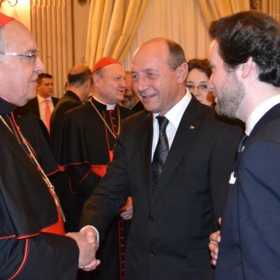 15 februarie: Roma: Întâlnirea dintre preşedintele României şi ambasadorii acreditaţi la Vatican şi pe reprezentanţii cultelor