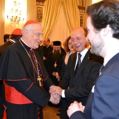 15 februarie: Roma: Întâlnirea dintre preşedintele României şi ambasadorii acreditaţi la Vatican şi pe reprezentanţii cultelor