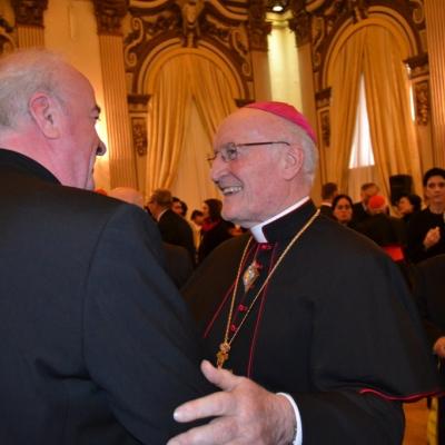 15 februarie: Roma: Întâlnirea dintre preşedintele României şi ambasadorii acreditaţi la Vatican şi pe reprezentanţii cultelor