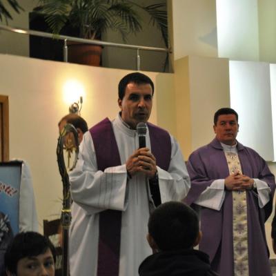 21-24 februarie: Roman: Mama îşi vizitează fiii din Parohia "Isus, Bunul Păstor"