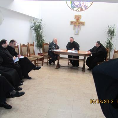 5-6 martie: Bacău: Întâlnirea guardianilor Provinciei franciscane