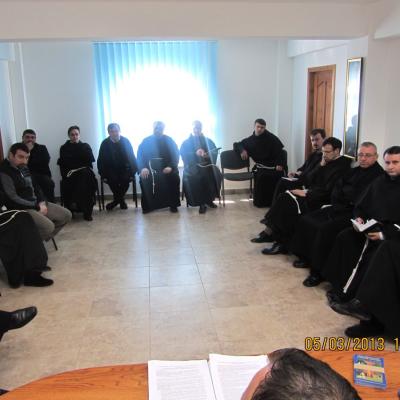 5-6 martie: Bacău: Întâlnirea guardianilor Provinciei franciscane