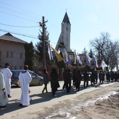 13 martie: Gherăeşti: Funeraliile sorei Maria Bereşoaie