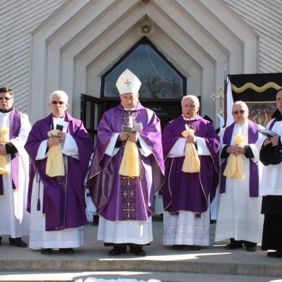 13 martie: Gherăeşti: Funeraliile sorei Maria Bereşoaie