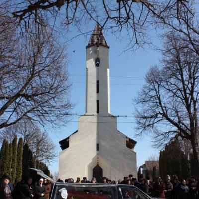 13 martie: Gherăeşti: Funeraliile sorei Maria Bereşoaie