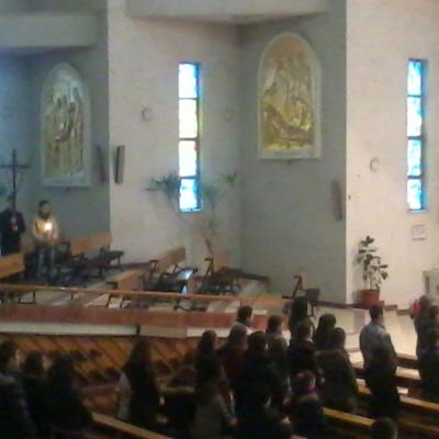 14 martie: Bacău: Liceeni catolici în rugăciune