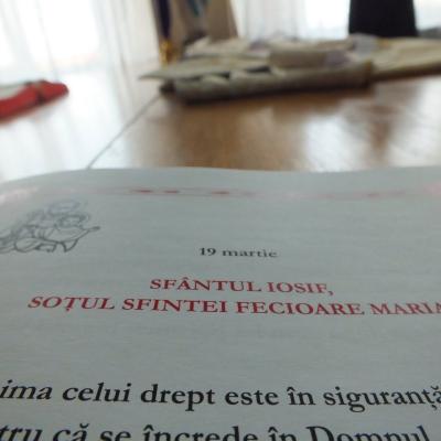 19 martie: Iaşi (ITRC): Instituire de lectori şi acoliţi