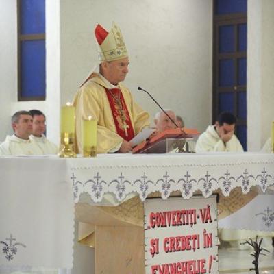 19 martie: Iaşi (catedrală): Liturghia solemnă de Sfântul Iosif şi de mulţumire pentru inaugurarea pontificatului papei Francisc
