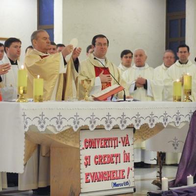19 martie: Iaşi (catedrală): Liturghia solemnă de Sfântul Iosif şi de mulţumire pentru inaugurarea pontificatului papei Francisc