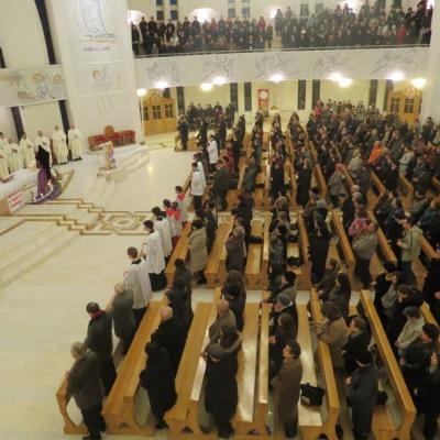 19 martie: Iaşi (catedrală): Liturghia solemnă de Sfântul Iosif şi de mulţumire pentru inaugurarea pontificatului papei Francisc