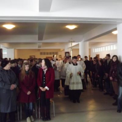 19 martie: Bacău: Hramul Seminarului şi depunerea relicvelor în capelă (19 martie 2013)