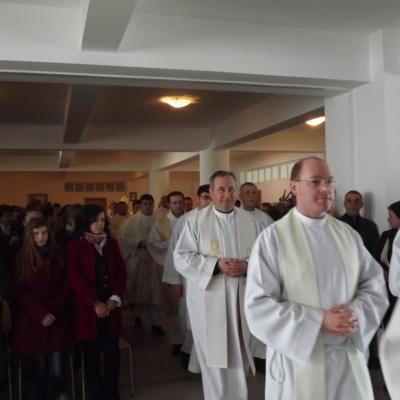 19 martie: Bacău: Hramul Seminarului şi depunerea relicvelor în capelă (19 martie 2013)