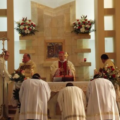 19 martie: Bacău: Hramul Seminarului şi depunerea relicvelor în capelă (19 martie 2013)