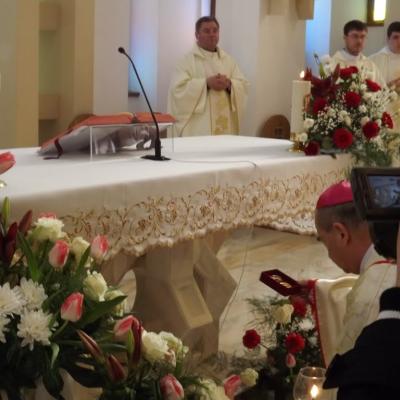 19 martie: Bacău: Hramul Seminarului şi depunerea relicvelor în capelă (19 martie 2013)