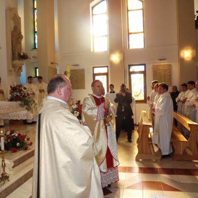 19 martie: Bacău: Hramul Seminarului şi depunerea relicvelor în capelă (19 martie 2013)