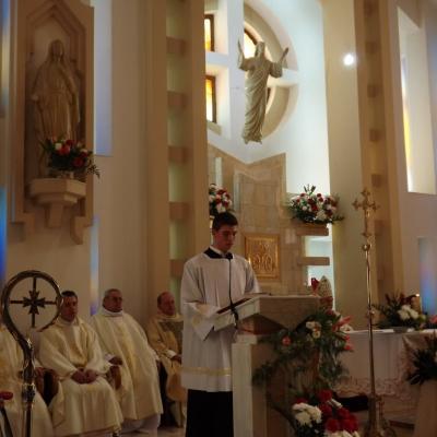 19 martie: Bacău: Hramul Seminarului şi depunerea relicvelor în capelă (19 martie 2013)