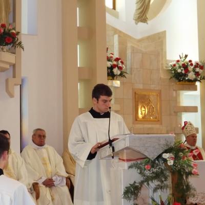 19 martie: Bacău: Hramul Seminarului şi depunerea relicvelor în capelă (19 martie 2013)