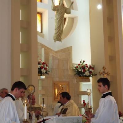 19 martie: Bacău: Hramul Seminarului şi depunerea relicvelor în capelă (19 martie 2013)