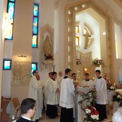 19 martie: Bacău: Hramul Seminarului şi depunerea relicvelor în capelă (19 martie 2013)