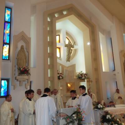 19 martie: Bacău: Hramul Seminarului şi depunerea relicvelor în capelă (19 martie 2013)
