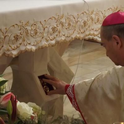 19 martie: Bacău: Hramul Seminarului şi depunerea relicvelor în capelă (19 martie 2013)