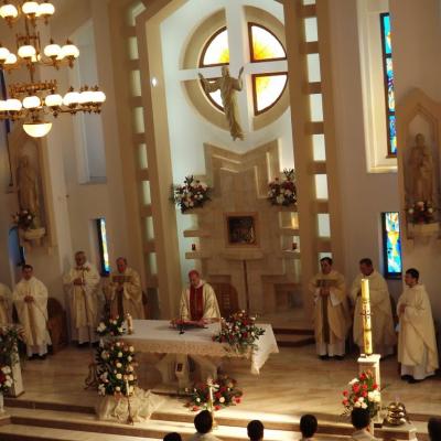 19 martie: Bacău: Hramul Seminarului şi depunerea relicvelor în capelă (19 martie 2013)