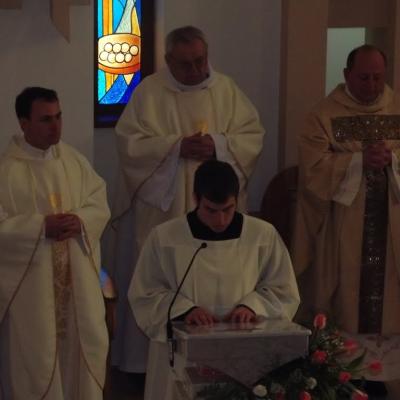 19 martie: Bacău: Hramul Seminarului şi depunerea relicvelor în capelă (19 martie 2013)
