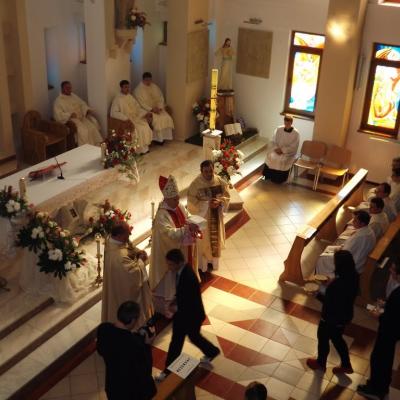 19 martie: Bacău: Hramul Seminarului şi depunerea relicvelor în capelă (19 martie 2013)