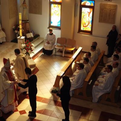 19 martie: Bacău: Hramul Seminarului şi depunerea relicvelor în capelă (19 martie 2013)