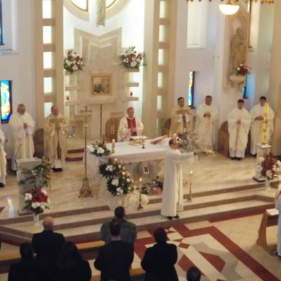 19 martie: Bacău: Hramul Seminarului şi depunerea relicvelor în capelă (19 martie 2013)