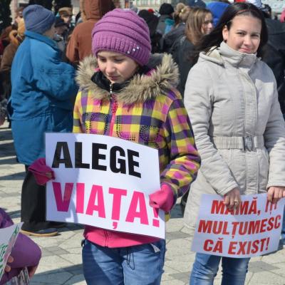 23 martie: Bacău: Marşul pentru viaţă