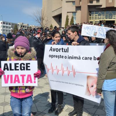 23 martie: Bacău: Marşul pentru viaţă