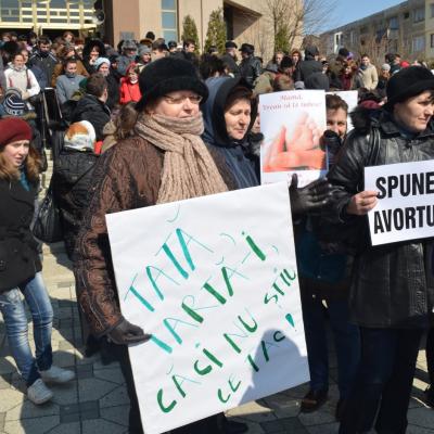 23 martie: Bacău: Marşul pentru viaţă