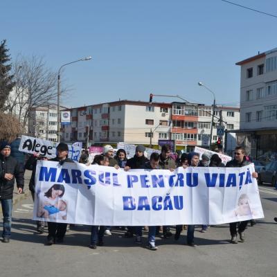 23 martie: Bacău: Marşul pentru viaţă