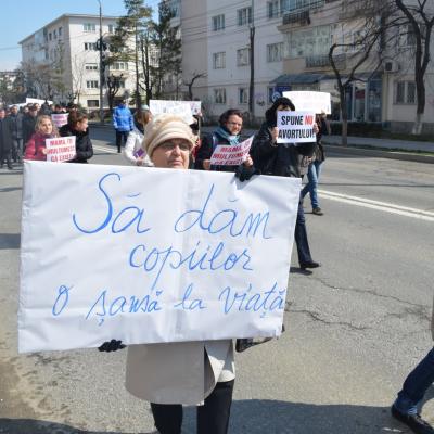 23 martie: Bacău: Marşul pentru viaţă