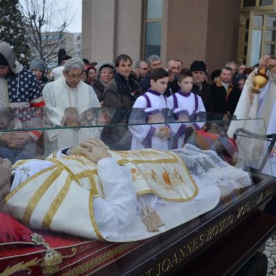 26 martie: Bacău "Sfântul Nicolae": Vizita din partea relicvelor sfântului Ioan Bosco