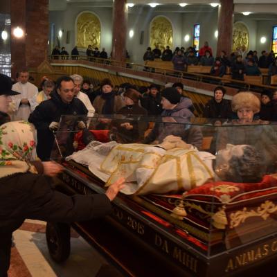 26 martie: Bacău "Sfântul Nicolae": Vizita din partea relicvelor sfântului Ioan Bosco